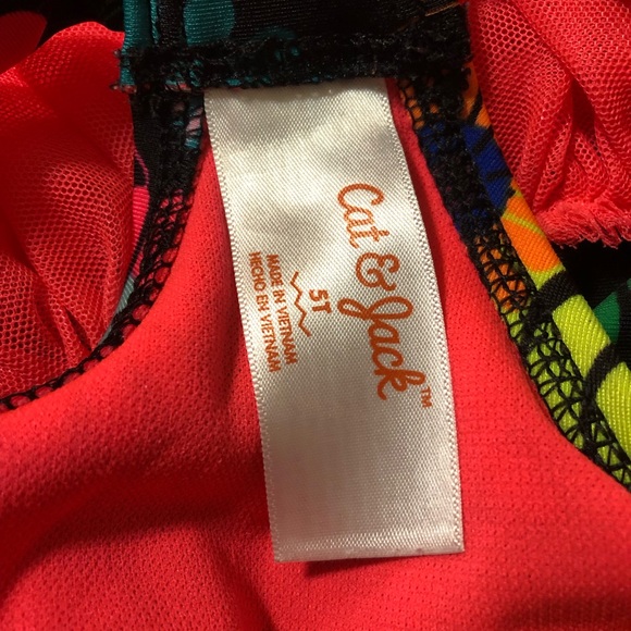 Cat & Jack Girls Swimsuit - Picture 3 of 6